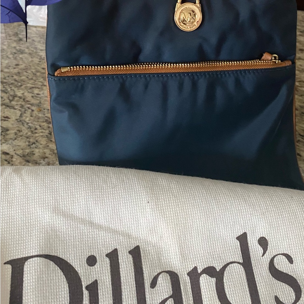 MK Navy Blue, Nylon Cross Body Designer Women's Bag